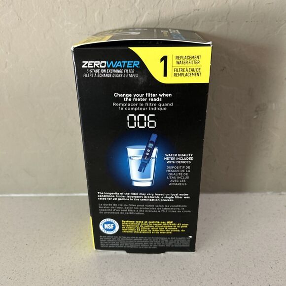 Zero Water 5 Stage Advanced Filtration NSF Certified 1 Pack NEW - Picture 2 of 5